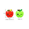 Anneau de dentition en silicone (Apple) (1/2 pastèque rouge)