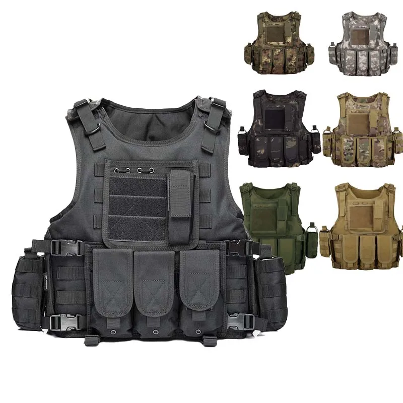 Professional Combat Assault Plate Carrier Paintball Game Gear Tactical ...