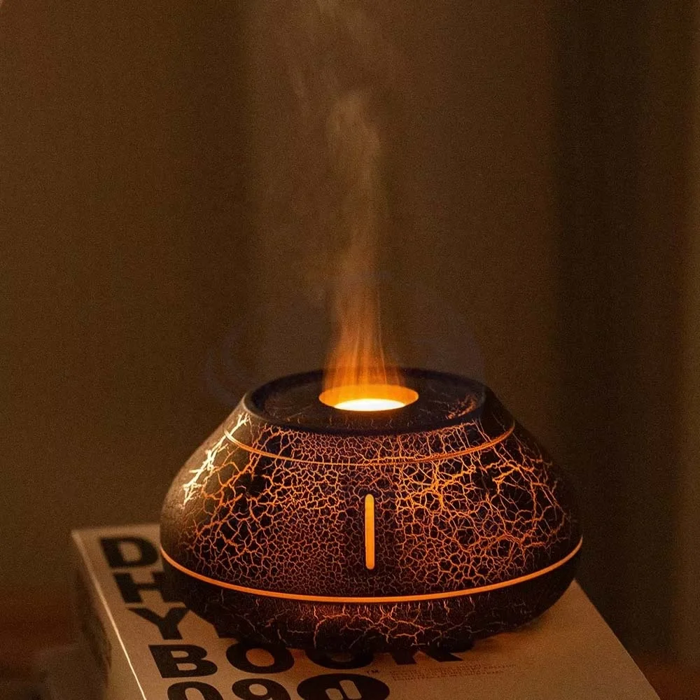 New Flame Aromatherapy Machine Simulation Fire Sprayer USB Home Bedroom Humidification Fragrance Ambient Light 3