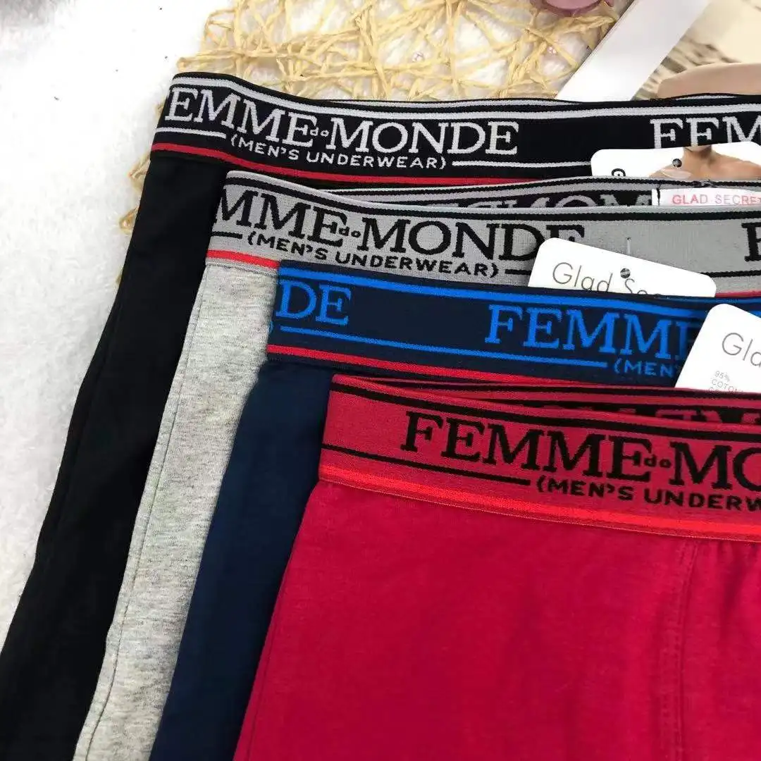 Men Underwear Boxers Hombre Cueca Elastic