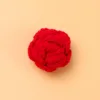 Cabeza de flor rosa roja (con soporte de flor)