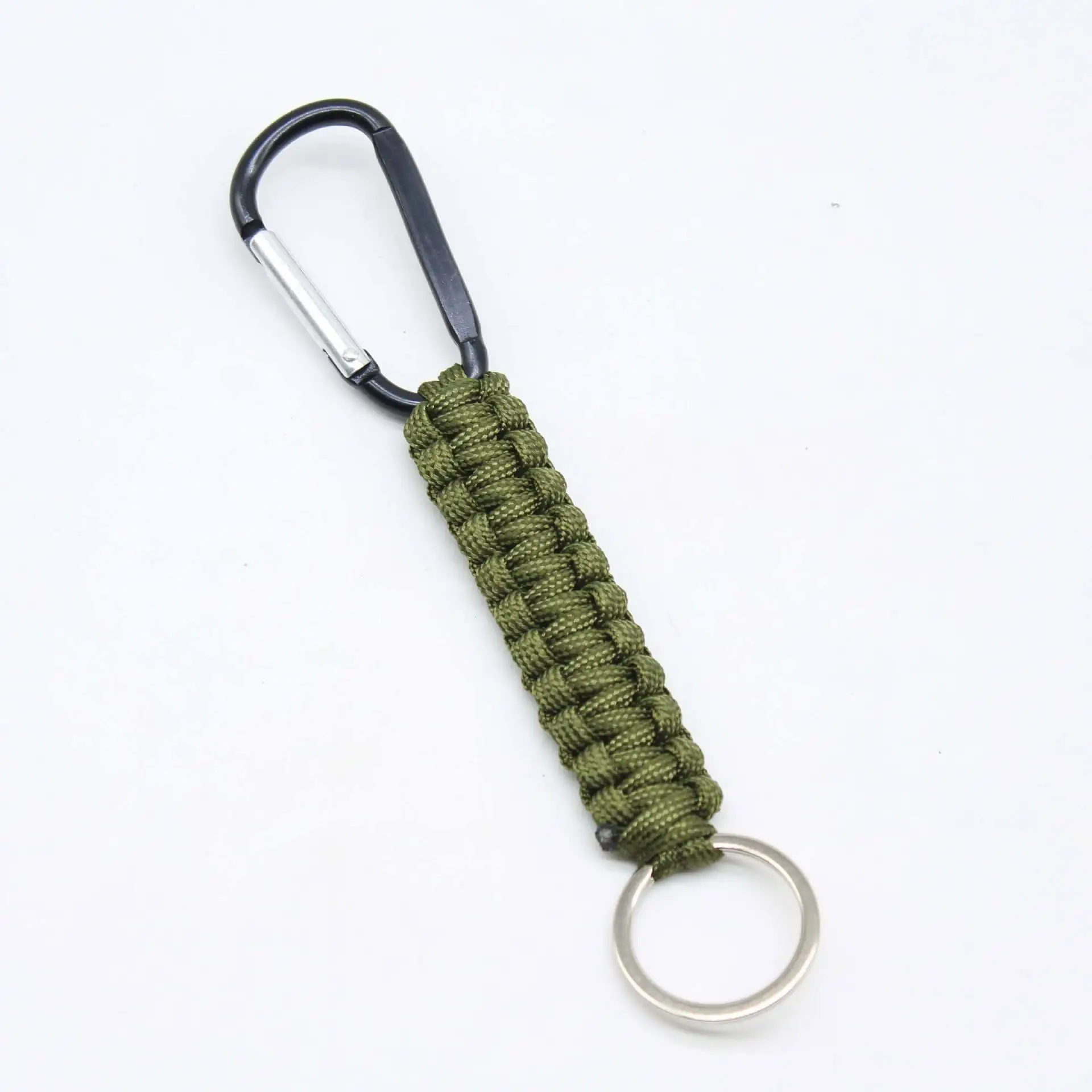Keychain Keyring Outdoor Carabiner Hanging Hooks Parachute Cord Mommy Clip Hook Stroller Hooks for Water Bottle Keys