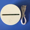Base blanca + interruptor táctil + caja de batería