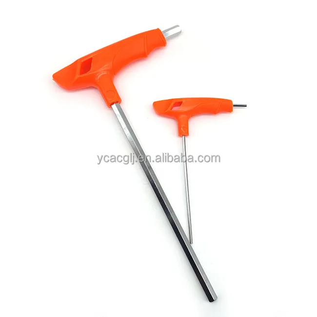 Professional T Handle Insulated Allen Keys With Hand 12mm T Shaped Crv