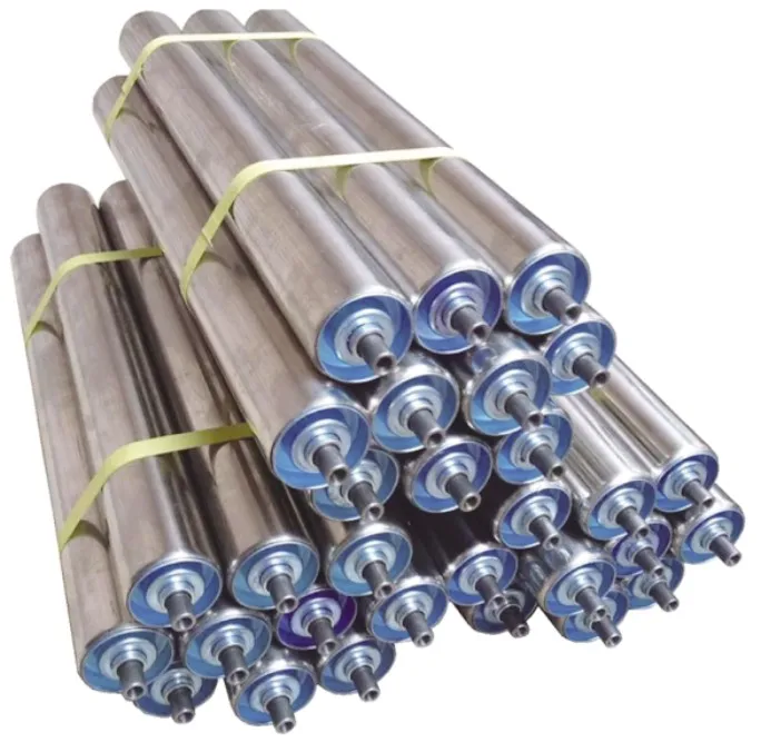 Hongrui High Quality Zinc Plated Carbon Steel Double Sprocket Conveyor Roller