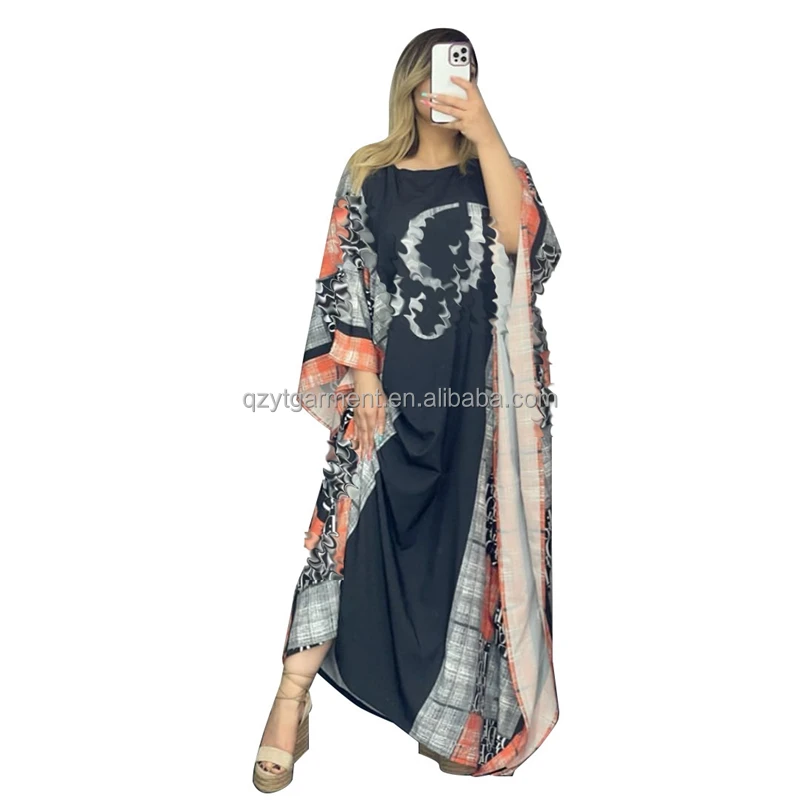 Designer Clothes Famous Brands Casual Printed Long Sleeve Maxi Dress