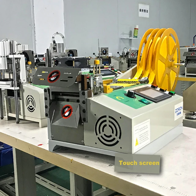 Ultrasonic Cutting Machine Computer Tape Zipper Care Label Bootlace Hot and Cold Ribbon Cutting Machine