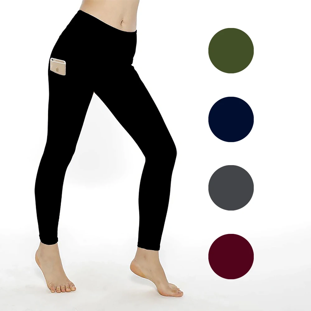 Black Buttery Soft Leggings with Pockets