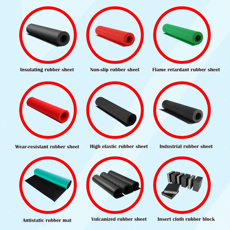 Custom Cut Rubber Sheet Noise Reduction Impact Absorption