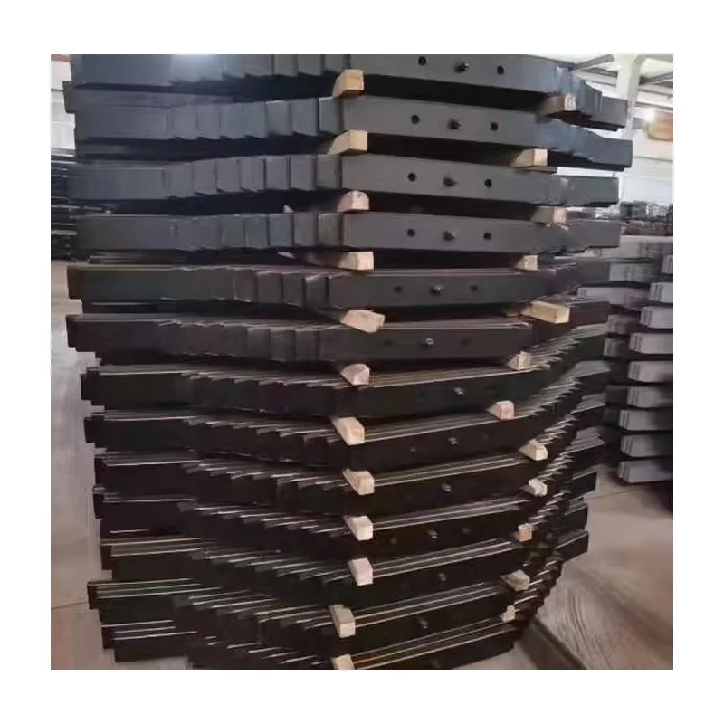 High Quality Axle Trailer Leaf Spring Suspension Assembly for BPW SAF FUWA AXLE Leaf Spring Bush Leaf Spring for American Truck