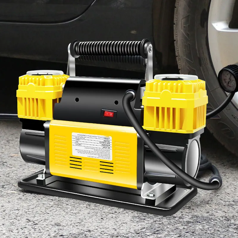 Hot Selling Highpower Air Pump Car Doublecylinder Highpressure Air