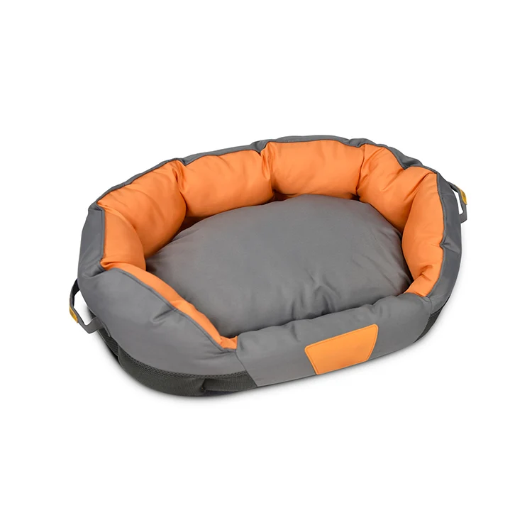 2024 new style breathable cheap oval dog bed luxury waterproof ultra