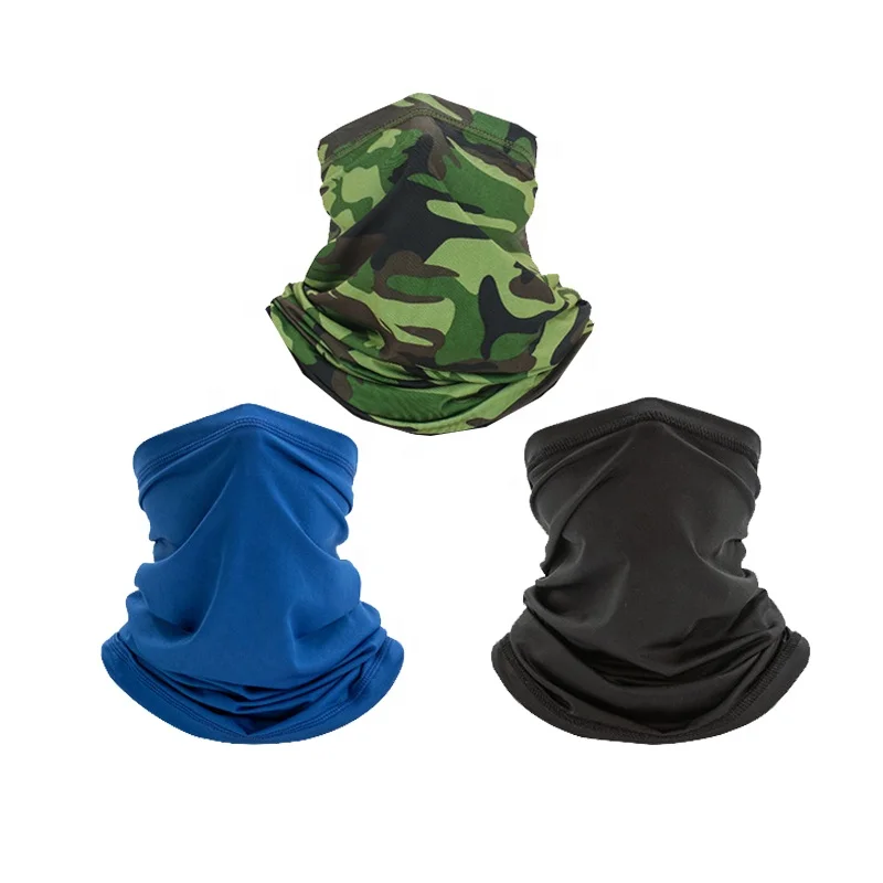 OEM пользовательский логотип моющийся пыленепроницаемый дышащий чехол для лица камуфляжная мягкая бандана Маскировочный шарф шейный Гетр чехол для лица