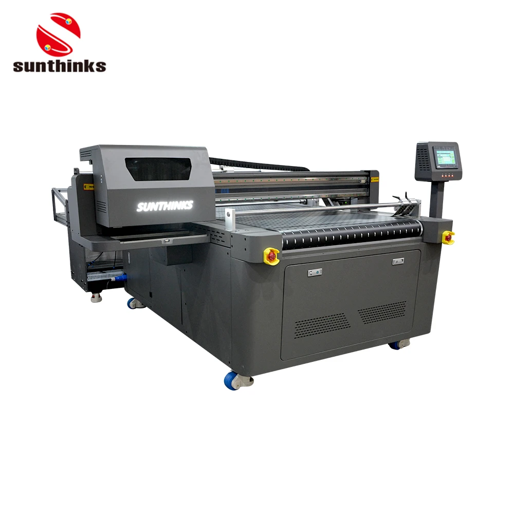 Многофункциональная однопроходная машина Sunthinks для печати на бумажных стаканчиках для упаковки собачьего корма, упаковочная коробка для фаст-фуда, принтер