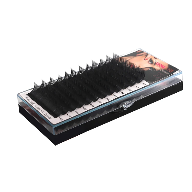 
 Частная торговая марка корейские Премиум шелковые норковые ресницы для наращивания объема ресниц разные лотки  