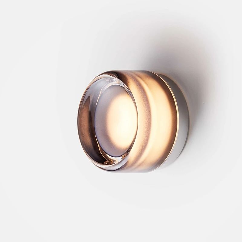 Оптовая продажа Современный дизайнерский стеклянный светильник в Дания светодиодный настенный для