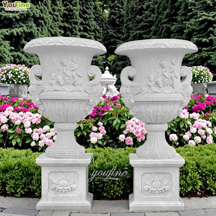 ローマ風手作り天然大理石ガーデン植木鉢| Alibaba.com