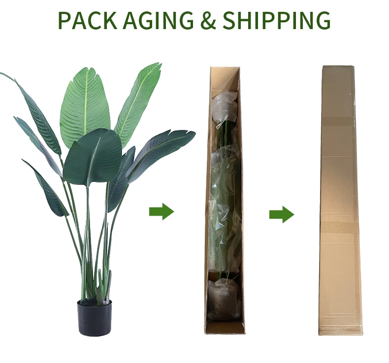 ornamental giant bunch fake banana tree artificial plant banana bird of