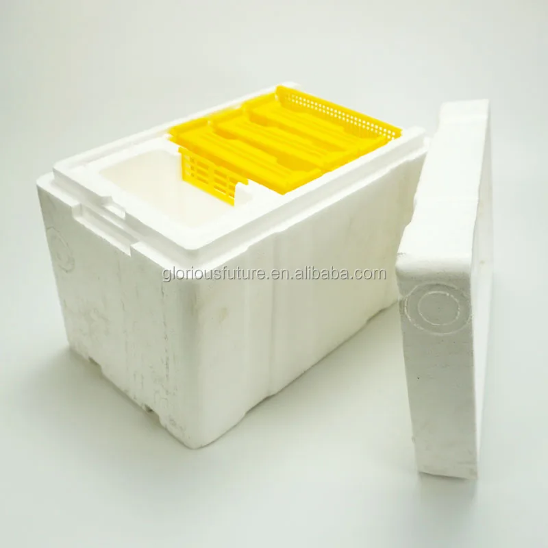 Queen Nuc Box Bee Mating Nuc Foam Beehive Portable Queen Cage Mini ...