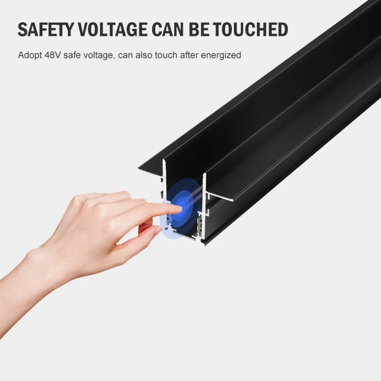 Hot Selling Simple Shape Stable Performance 6W 10W 14W 18W 20W 25W 30W Magnetic Led Track Lamp