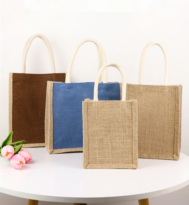Jute Summer Tote Bag Simple Fashion Environmentally Friendly Buy Jute