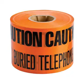 underground warning tape marker barricade tape