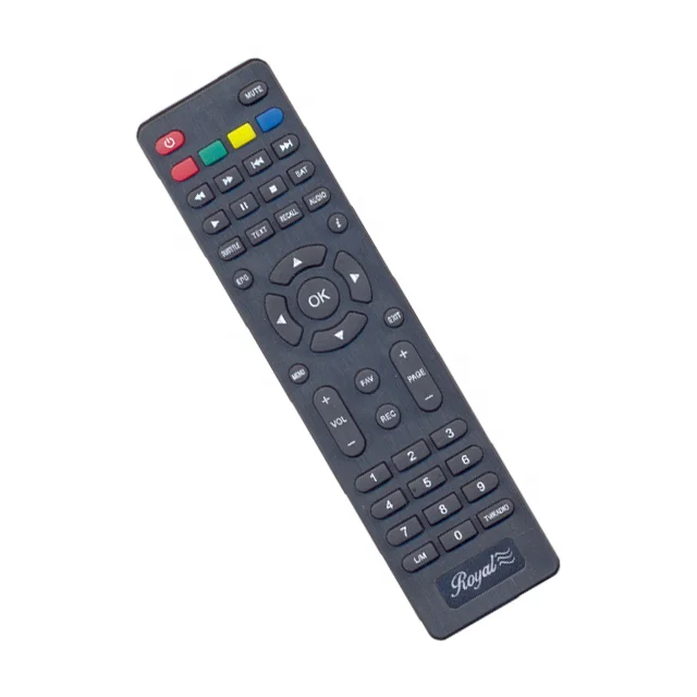 Hostrong Factory OEM ODM 45 Keys Royal Remote Control Suitable for Smart HD TV IPTV Box Set Top Box STB Support Customization