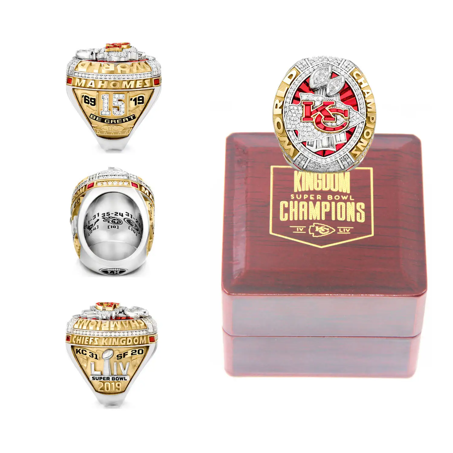 Custom 2019 Kansas City Chiefs Champions Ring