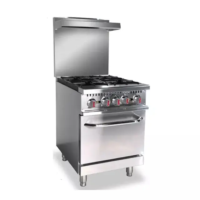 Chefmax Oem Odm Commercial Custom Etl Griddle Usa Industrial Gas Stove 4 Burner Gas Cooker With