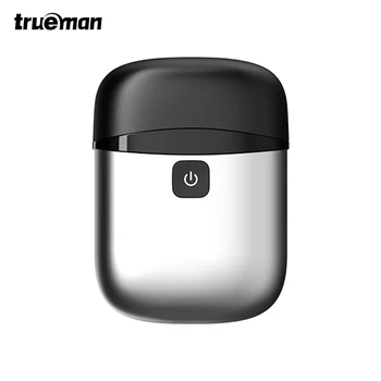 Men's Portable Electric Shaver Triple Blade Rechargeable Bald Face Shaving Trimmer USB Power Source Waterproof-IPX7 for