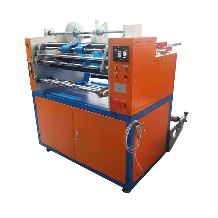 Customized Professional Thermal Transfer Ribbon Cutting Machine Automatic Barcode Ribbon Slitter Rewinder Machine