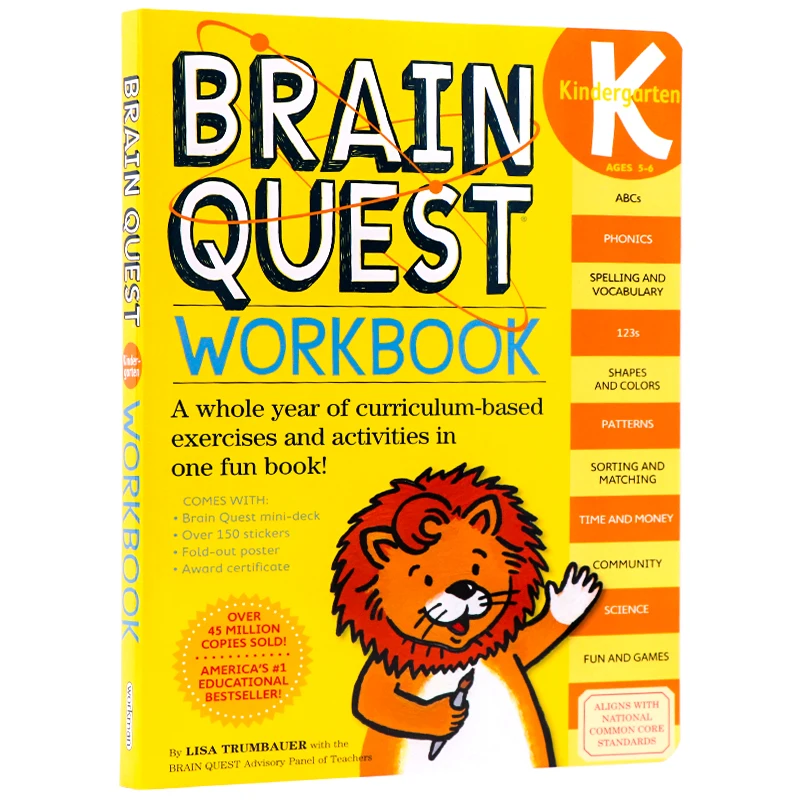 語学・辞書・学習参考書 Brain Quest Brain Quest Kindergarten Workbook - English Practice