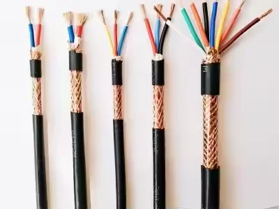 RS485 Shielded Control Cable 0.2mm² to 6mm² 2-6 Core Tinned Copper Double Shielded for Industrial Communication