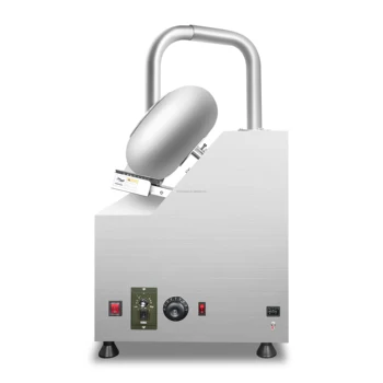 Cooling and Bottom Heating System Automatic Chocolate Coating Pan Small 8L Peanut Candy Sugar Nut Coating Making Machine