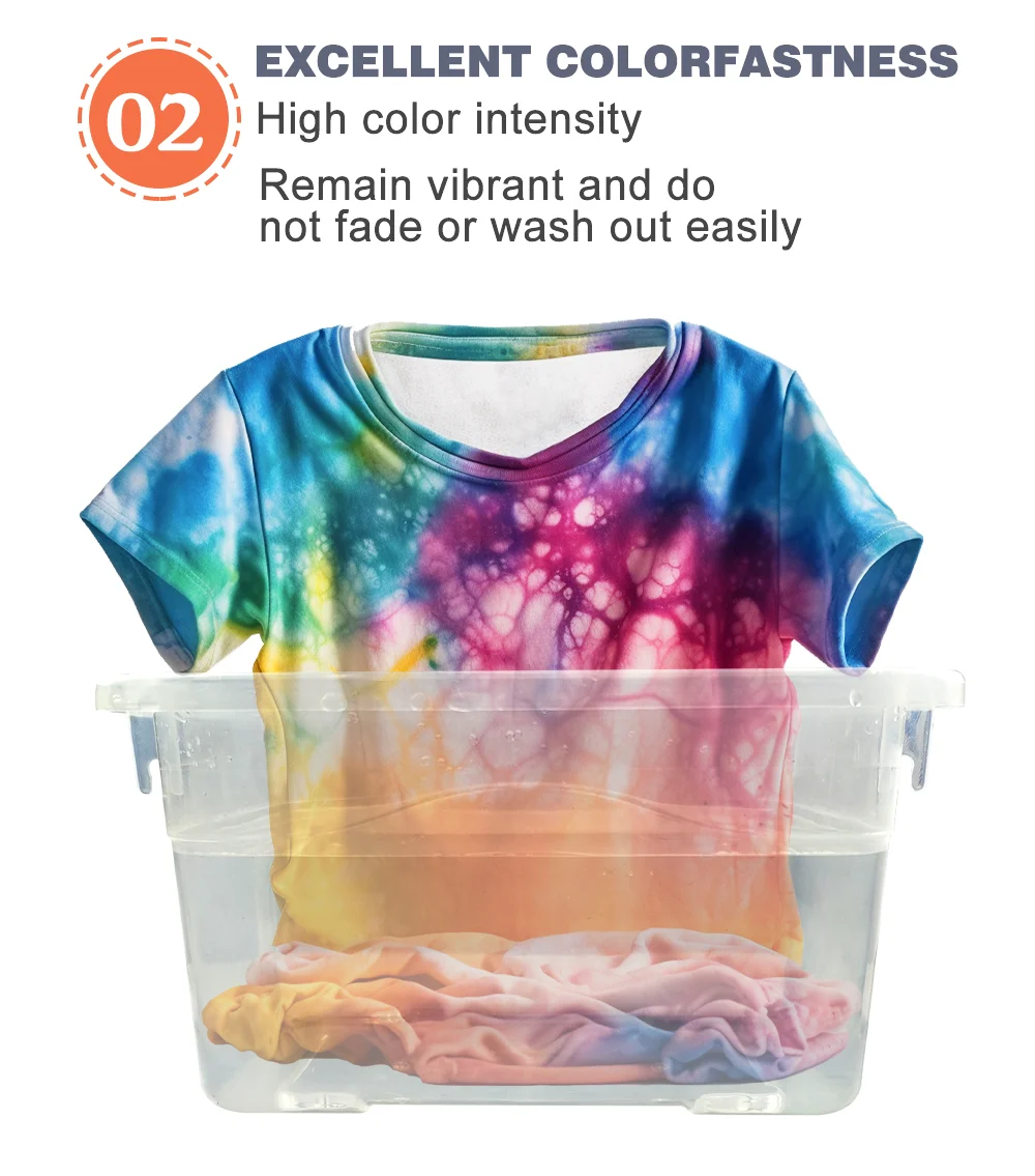 Khy Custom One Step Diy Set For Color Fabric Cloth Tie Dye Kit Buy