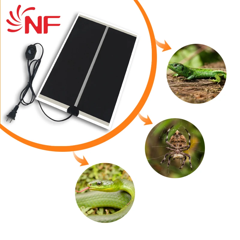 Temperature Controlled Heated Pad Reptile Turtle Snakes Lizard Gecko Small Animal Electric Heated Pad