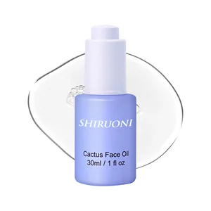 OEM ODM Organic Vegan Cactus Safflower Essential Oil Serum for Anti-Wrinkle Pore Shrinking Face Revitalizing