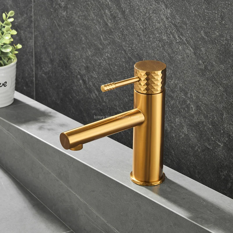 HOIGY Rubinetto Da Bagno Dorato A Cascata In Ottone, 3 Fori, Con 2 Maniglie E Scarico Pop-up, Tubi Inclusi, Per Lavabo Stile Vintage