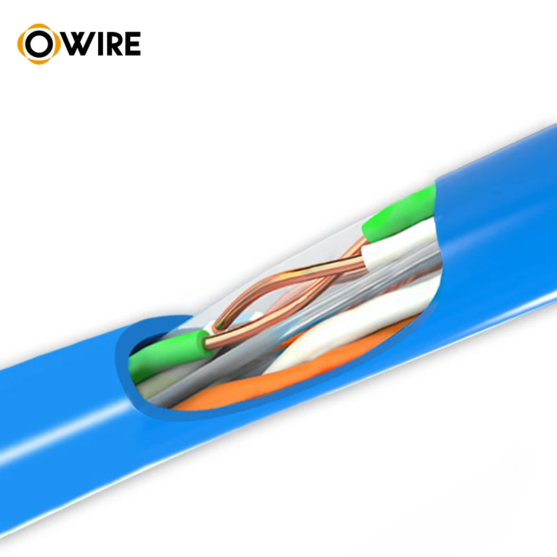
Лучшее качество CAT6 1000ft опт UTP пленум Номинальный твердый кабель cat 6 гибкий кабель 