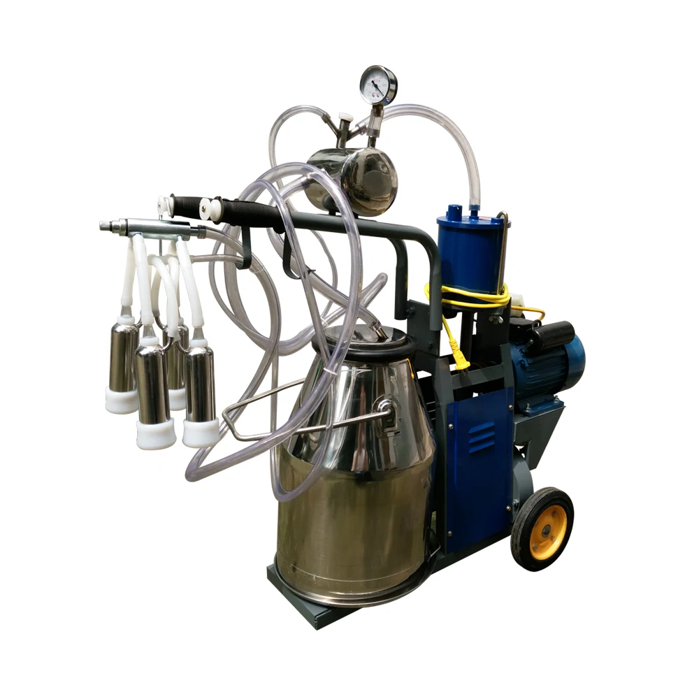Factory Price Single Portable Battery Operated Dairy Farm Equipment Goat Cow Milking Machines
