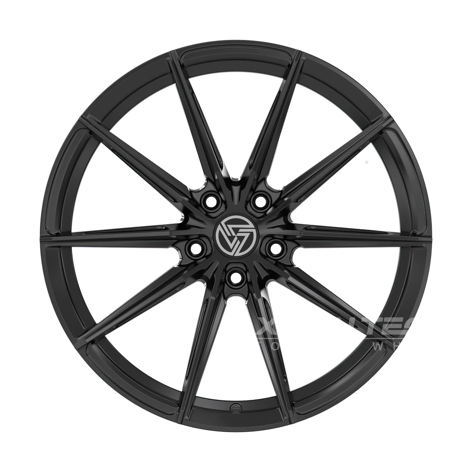 XL Gloss Black Finished 1-piece Custom Forged Wheel 5x120 5x112 5x114.3 17 18 19 20 21 22 23 Inch Deep Concave Wheel Rim - Image 5