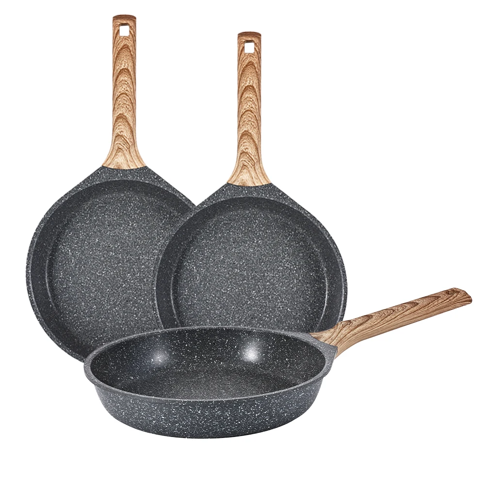 Factory Direct  Coating Nonstick Aluminum Cookware Non Stick Deep Saute Pan Frying Pan
