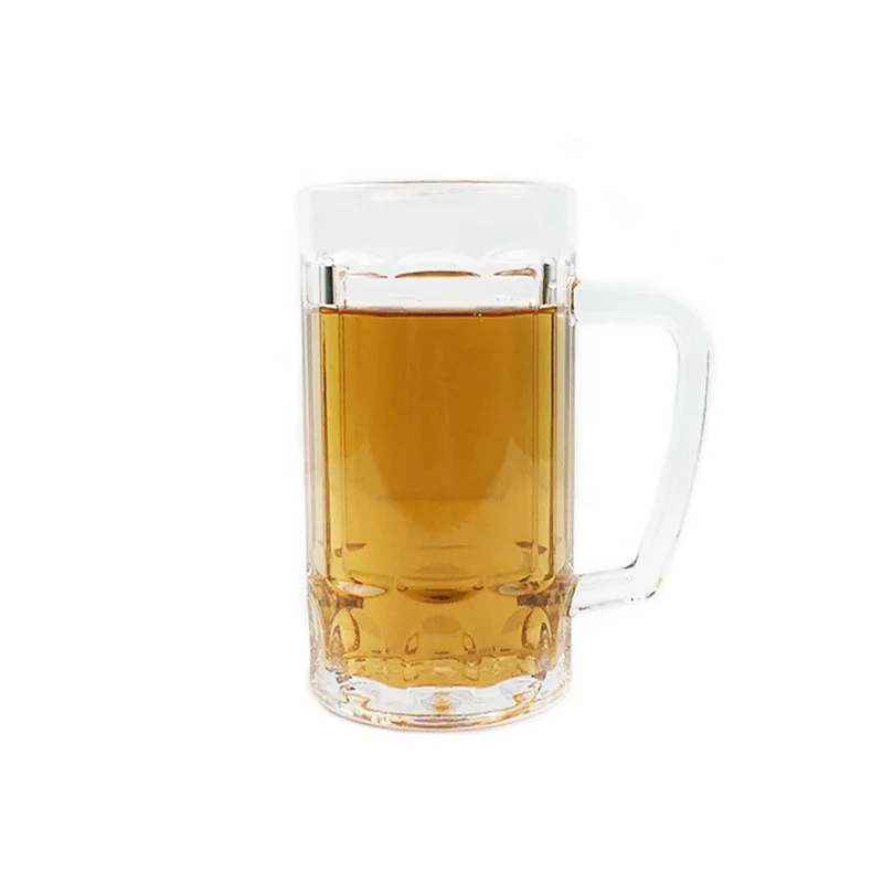 16oz Polycarbonate Unbreakable Plastic Beer Mug Beverage Stein With