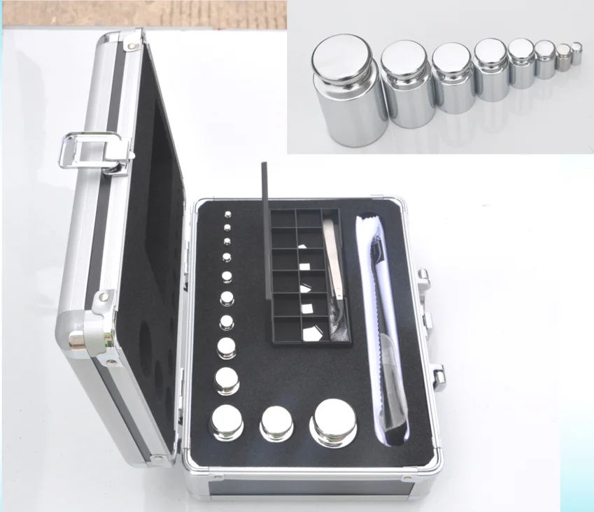 Set di pesi di calibrazione 1mg - 500g OIML classe F2
