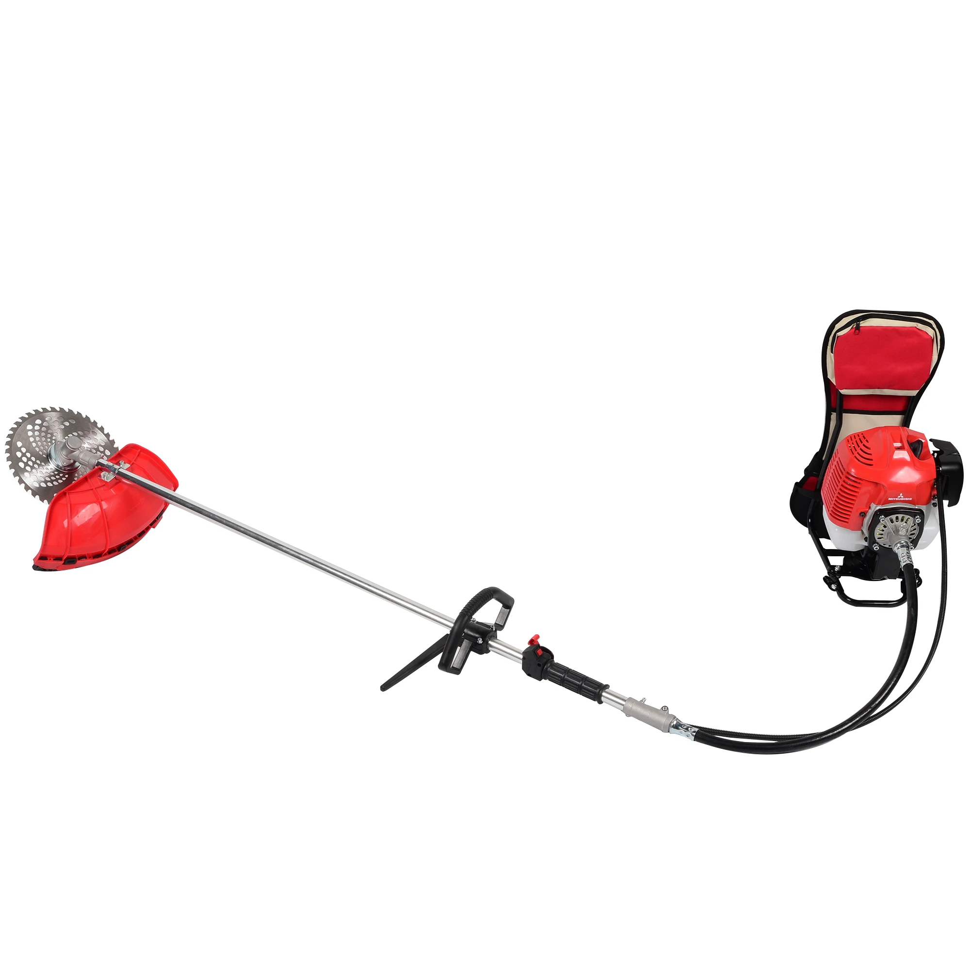 TU43 Backpack Brush Cutter - 2-Stroke Gasoline String Trimmer for