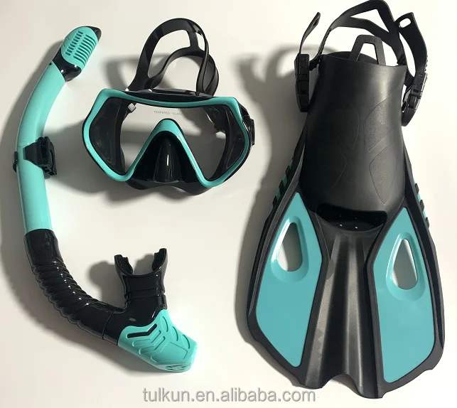 Panoramic 180 Wide View Silicone Or Pvc Snorkeling Set Mask Snorkel And ...