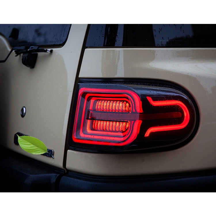 DKモーションカー スモークDRL LEDテールランプ リアランプ トヨタFJ