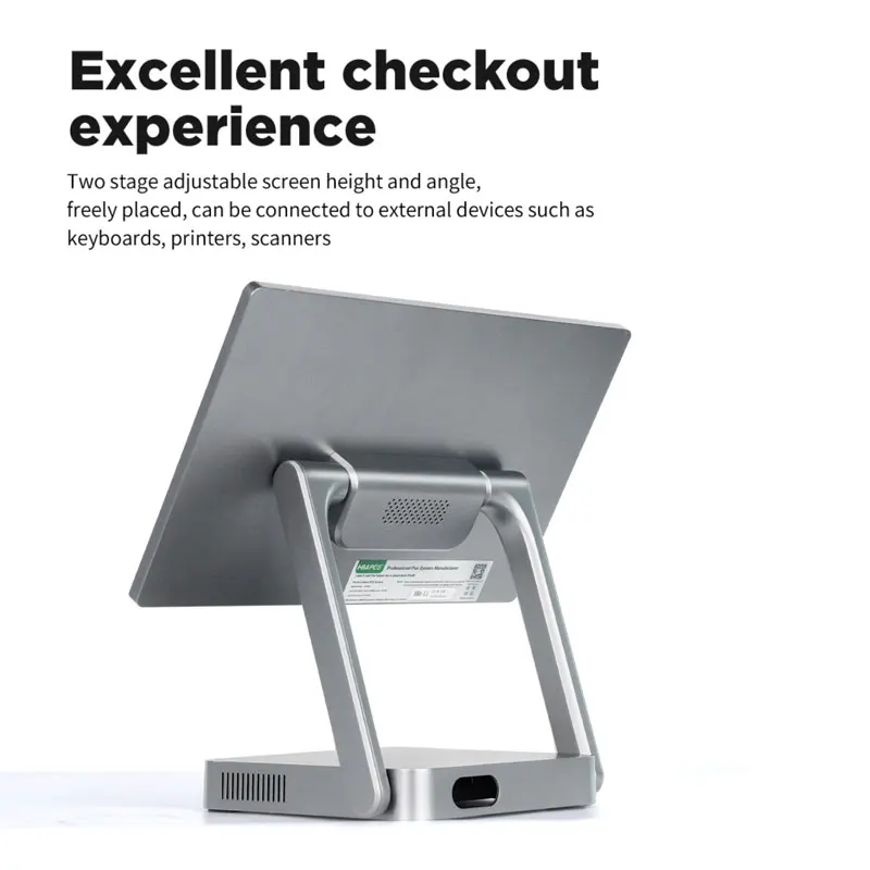 All in One Touch Pos Computer Single 15.6inch  Point of Sale System Device for Restaurants/Cafe Shop