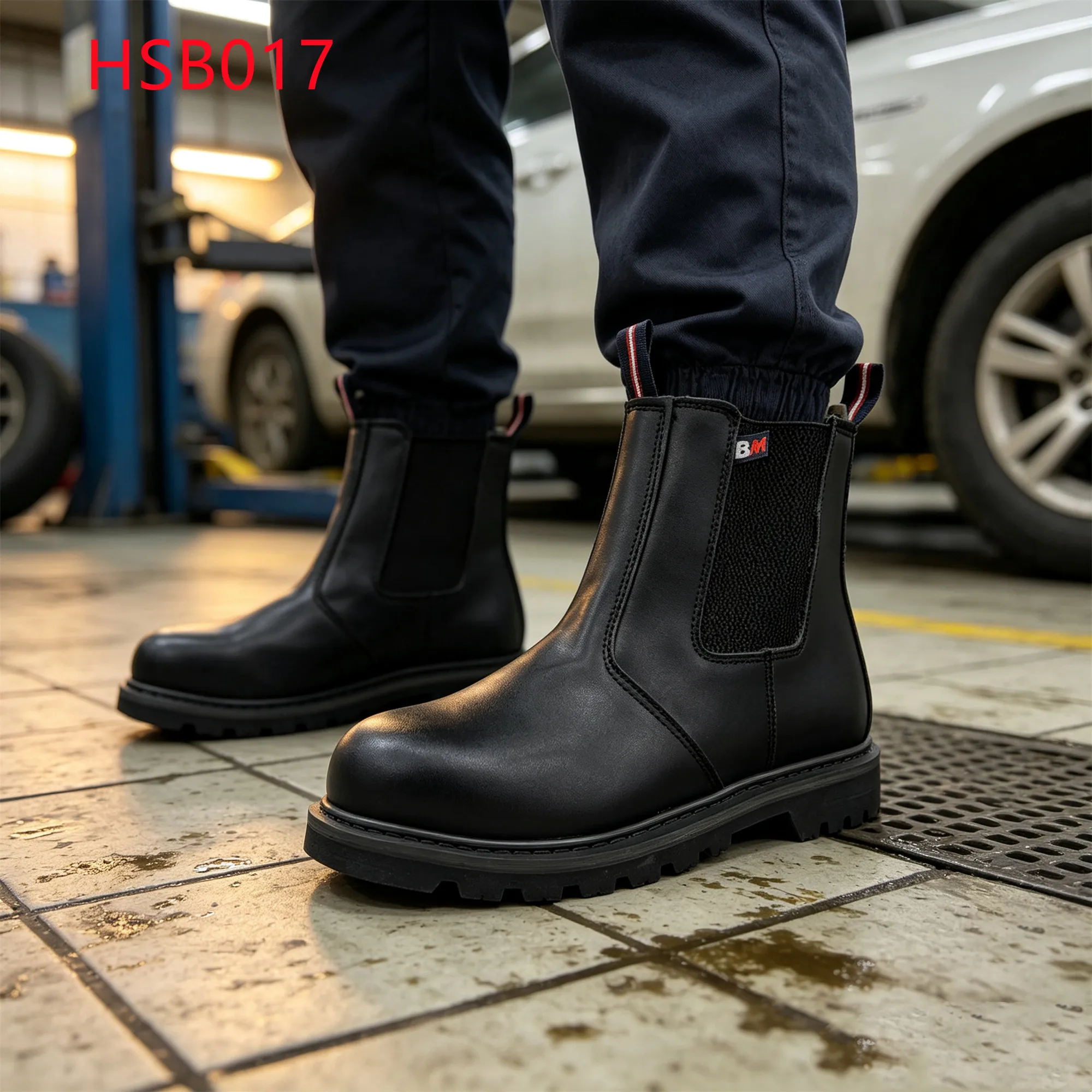 LXG,Australia Goodyear Welt Rubber Sole Pull-on Safety Boots Lathe Operation Ultimate protection Hua Singh PPE Work Shoes HSB017