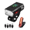 Faro delantero + luz trasera